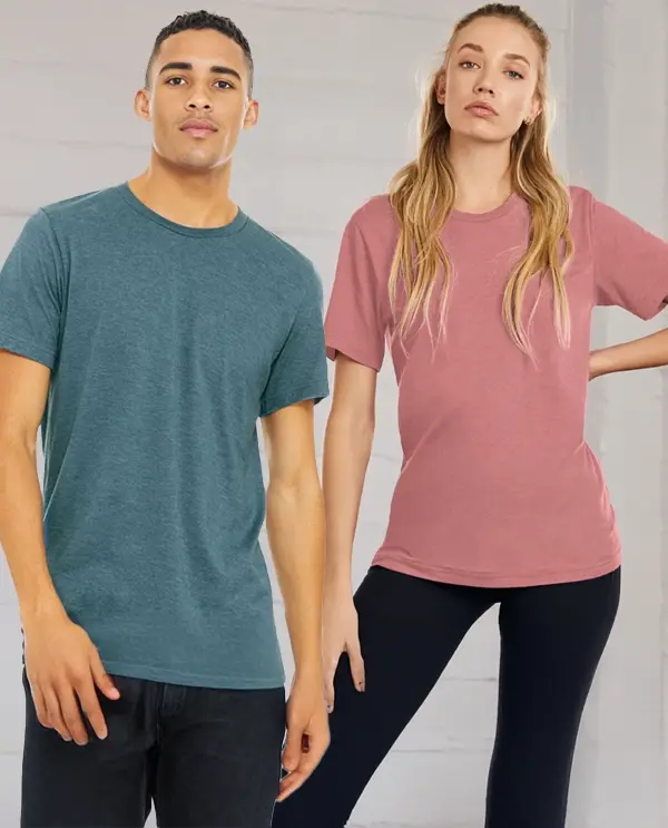 T-shirt unisexe chiné personnalisable