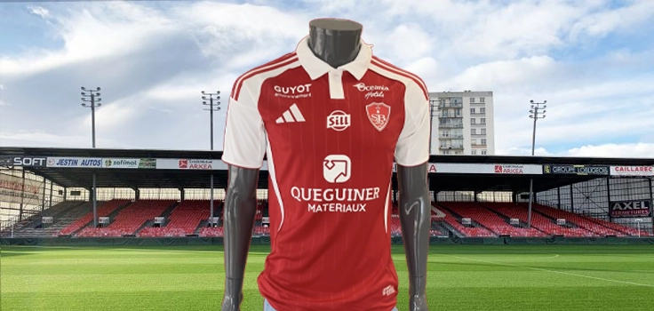 Maillot du stade brestois 29 par sofidial